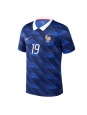 Moške Nogometnih dresov Francija Theo Hernandez #19 Domači SP 2026 Kratki rokavi